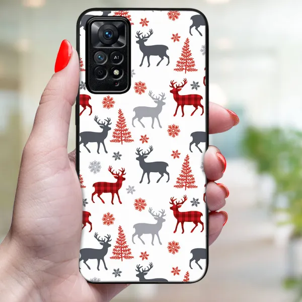 MY ART Kryt s vianočným dizajnom Xiaomi Redmi Note 11 Pro 5G / Redmi Note 11 Pro DEER (068)