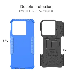 STAND Odolný ochranný kryt pre Xiaomi Redmi Note 13 Pro 5G modrý