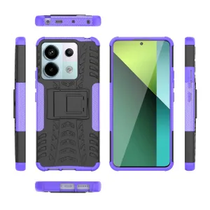STAND Odolný ochranný kryt pre Xiaomi Redmi Note 13 Pro 5G fialový