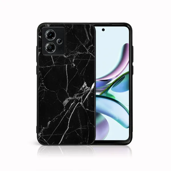 MY ART Ochranný kryt pre Motorola Moto G54 5G / G54 Power Edition 5G BLACK MARBLE (142)