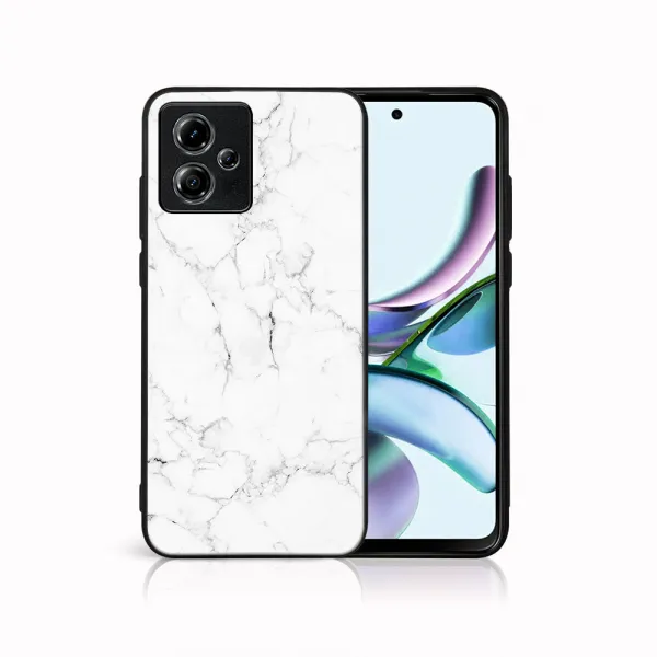 MY ART Ochranný kryt pre Motorola Moto G54 5G / G54 Power Edition 5G WHITE MARBLE (144)