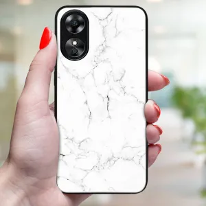 MY ART Ochranný kryt pre Oppo A17 WHITE MARBLE (144)