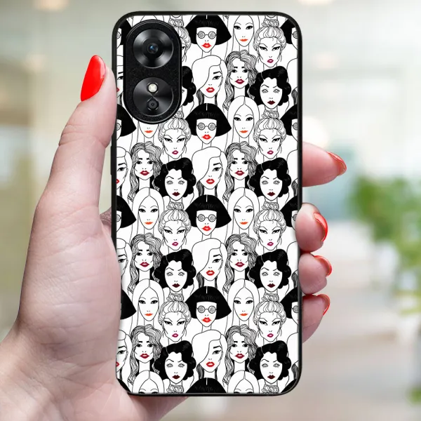 MY ART Ochranný kryt pre Oppo A17 LIPSTICK (174)