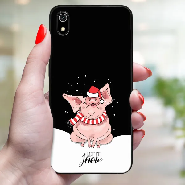 MY ART Kryt s vianočným dizajnom Xiaomi Redmi 7A LET IT SNOW (075)