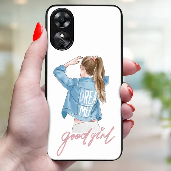 MY ART Ochranný kryt pre Oppo A17 GOOD GIRL (130)