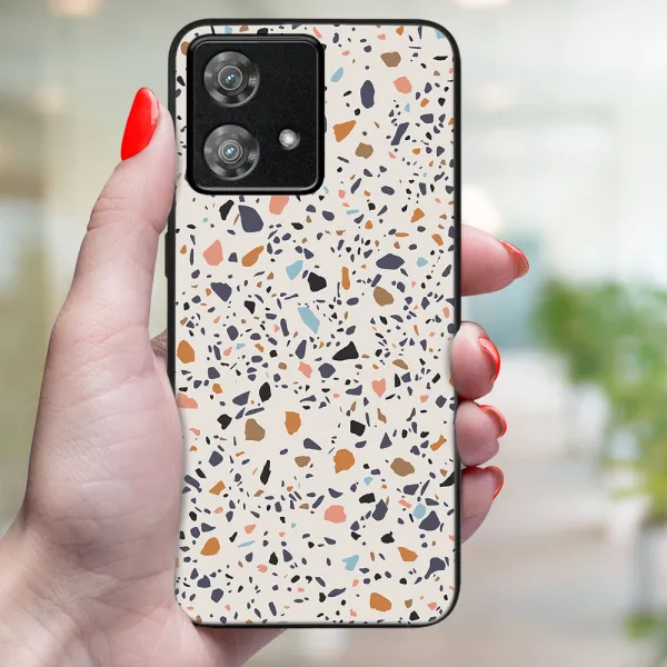 MY ART Ochranný kryt pre Motorola Edge 40 Neo BEIGE TERRAZZO (162)