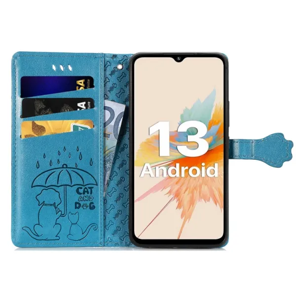 ART ANIMALS Peňaženkový obal pre Umidigi G5 / G5A modrý