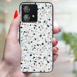 MY ART Ochranný kryt pre Motorola Edge 40 Neo GREY TERRAZZO (163)