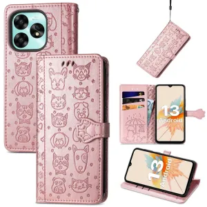 ART ANIMALS Peňaženkový obal pre Umidigi G5 / G5A ružovozlatý