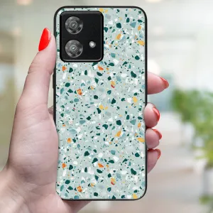 MY ART Ochranný kryt pre Motorola Edge 40 Neo BLUE TERRAZZO (164)