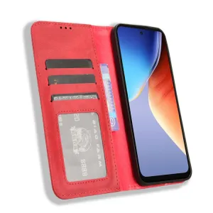BUSINESS Peňaženkové puzdro pre Blackview A96 červené