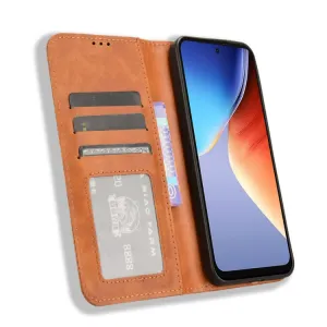 BUSINESS Peňaženkové puzdro pre Blackview A96 hnedé