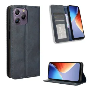 BUSINESS Peňaženkové puzdro pre Blackview A96 modré