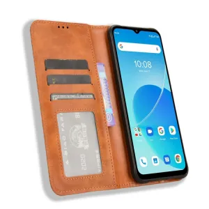 BUSINESS Peňaženkové puzdro pre Umidigi G5 Mecha hnedé