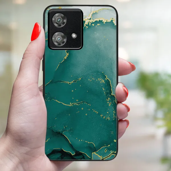 MY ART Ochranný kryt pre Motorola Edge 40 Neo GREEN MARBLE (145)