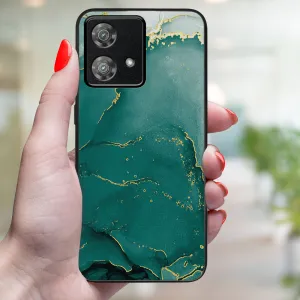 MY ART Ochranný kryt pre Motorola Edge 40 Neo GREEN MARBLE (145)