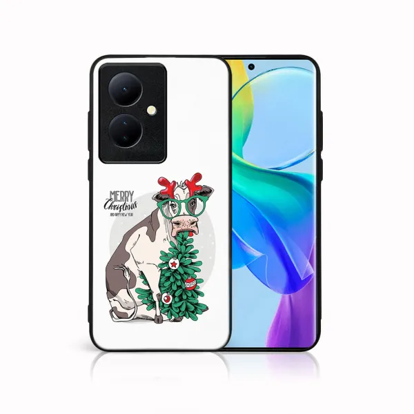 MY ART Kryt s vianočným dizajnom Vivo V29 Lite 5G MERRY CHRISTMAS (074)