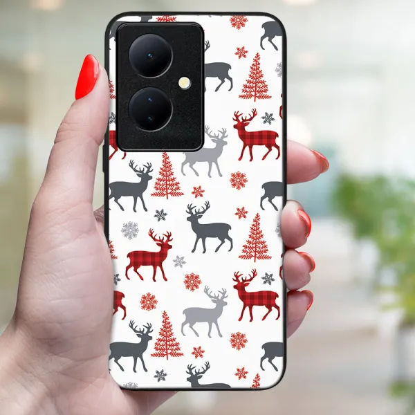 MY ART Kryt s vianočným dizajnom Vivo V29 Lite 5G DEER (068)