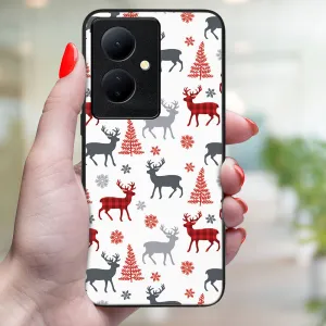 MY ART Kryt s vianočným dizajnom Vivo V29 Lite 5G DEER (068)