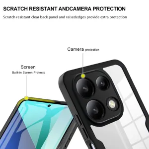 DUAL Obojstranný kryt s fóliou Xiaomi Redmi Note 13 zelený
