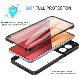 DUAL Obojstranný kryt s fóliou Xiaomi Redmi Note 13 Pro ružový