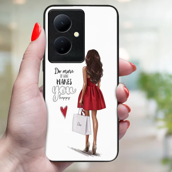 MY ART Ochranný kryt pre Vivo V29 Lite 5G RED DRESS (137)