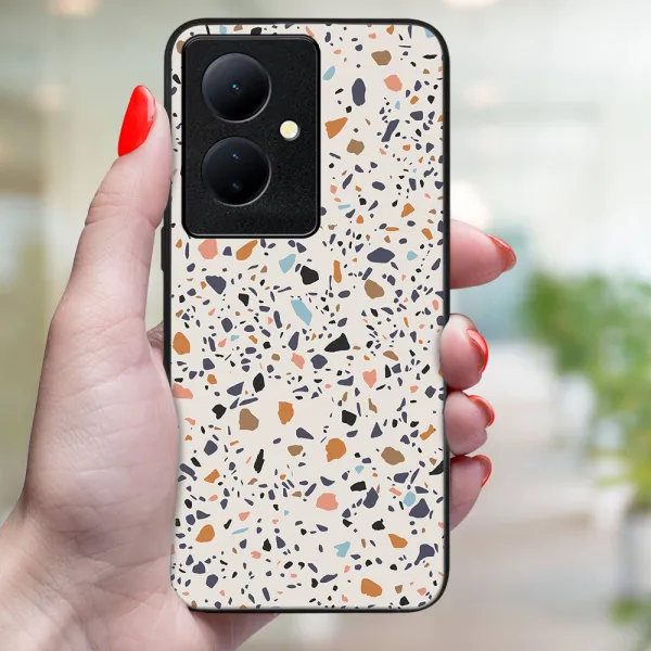 MY ART Ochranný kryt pre Vivo V29 Lite 5G BEIGE TERRAZZO (162)