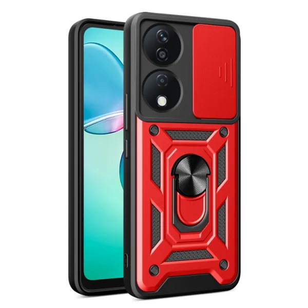 RING CAMERA Kryt s držiakom pre Honor X7b červený