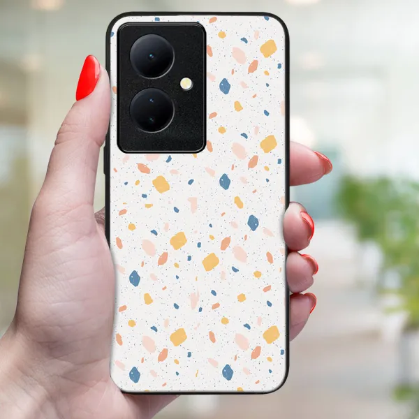 MY ART Ochranný kryt pre Vivo V29 Lite 5G ORANGE TERRAZZO (165)