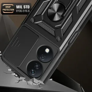 RING CAMERA Kryt s držiakom pre Honor X7b čierny