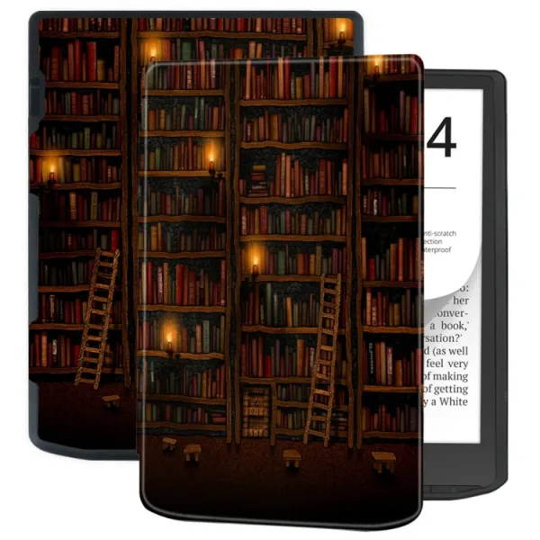 ART Zaklápacie puzdro pre Pocketbook InkPad 4 743G / InkPad Color 3 743K3 / InkPad Color 2 743 LIBRARY