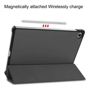 LEATHER Zaklápací kryt pre Samsung Galaxy Tab S6 Lite 2024 / S6 Lite 2022 / S6 Lite šedý