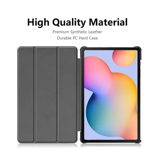 ENKAY LEATHER Zaklápací obal pre Samsung Galaxy Tab S6 Lite 2024 / S6 Lite 2022 / S6 Lite šedý