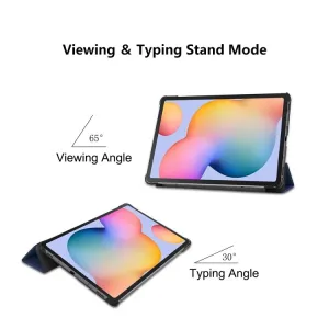 ENKAY LEATHER Zaklápací obal pre Samsung Galaxy Tab S6 Lite 2024 / S6 Lite 2022 / S6 Lite šedý