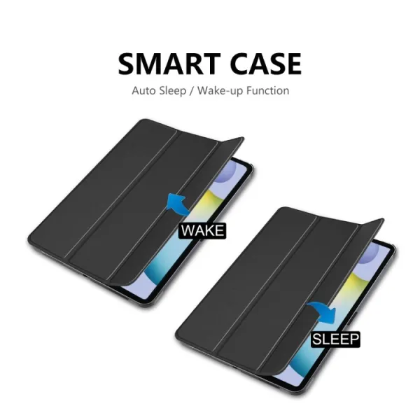 ENKAY LEATHER Zaklápací obal pre Samsung Galaxy Tab S6 Lite 2024 / S6 Lite 2022 / S6 Lite šedý