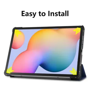 ENKAY LEATHER Zaklápací obal pre Samsung Galaxy Tab S6 Lite 2024 / S6 Lite 2022 / S6 Lite šedý