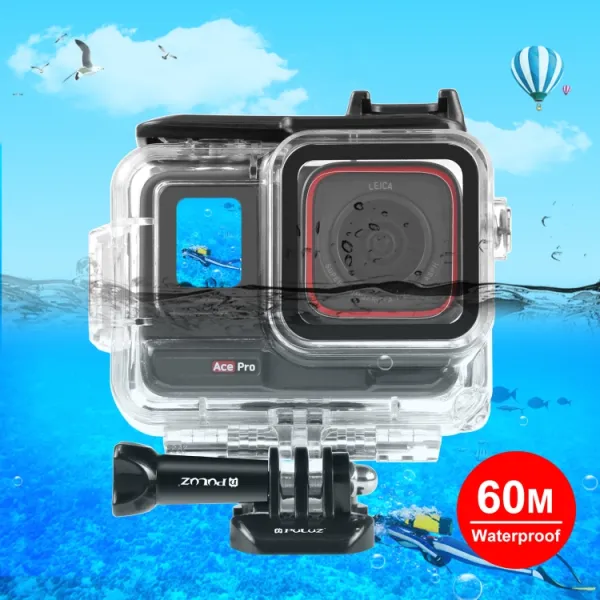 PULUZ 60M Vodotesný obal pre Insta360 Ace Pro / Ace Pro 2