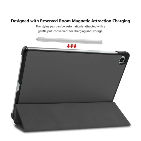 ENKAY LEATHER Zaklápací obal pre Samsung Galaxy Tab S6 Lite 2024 / S6 Lite 2022 / S6 Lite šedý