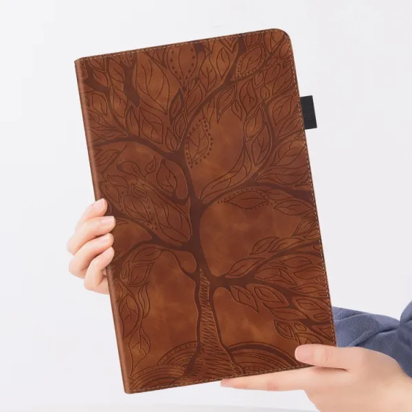 ART TREE Zaklápacie puzdro pre Honor Pad 9 hnedé