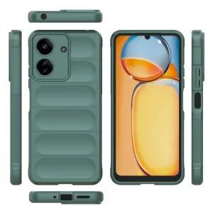 STEPS Ochranný kryt pre Xiaomi Redmi 13C / Poco C65 tmavozelený