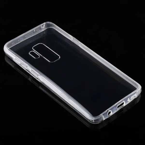 Obojstranný ochranný kryt Samsung Galaxy S9 Plus priehľadný
