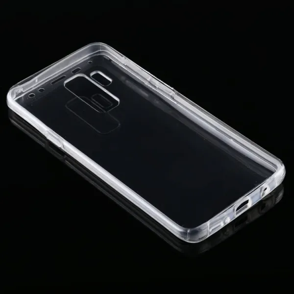 Obojstranný ochranný kryt Samsung Galaxy S9 Plus priehľadný