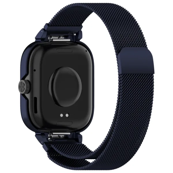 SET MILANESE Kovový obal na hodinky + remienok CMF Watch Pro modrý