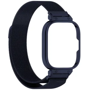 SET MILANESE Kovový obal na hodinky + remienok CMF Watch Pro modrý