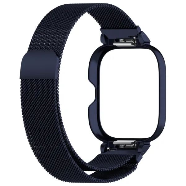 SET MILANESE Kovový obal na hodinky + remienok CMF Watch Pro modrý