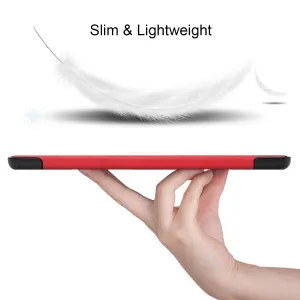 LEATHER Zaklápací kryt pre Samsung Galaxy Tab S6 Lite 2024 / S6 Lite 2022 / S6 Lite červený