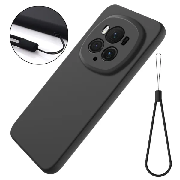 RUBBER Ochranný obal pre Honor Magic6 Pro čierny