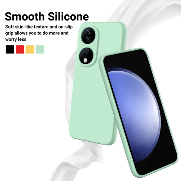 RUBBER Ochranný obal pre Honor 90 Smart 5G zelený