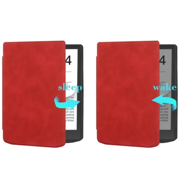 SOFT Zaklápacie puzdro Pocketbook InkPad 4 743G / InkPad Color 3 743K3 / InkPad Color 2 743 červené