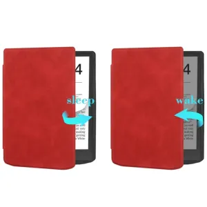 SOFT Zaklápacie puzdro Pocketbook InkPad 4 743G / InkPad Color 3 743K3 / InkPad Color 2 743 červené
